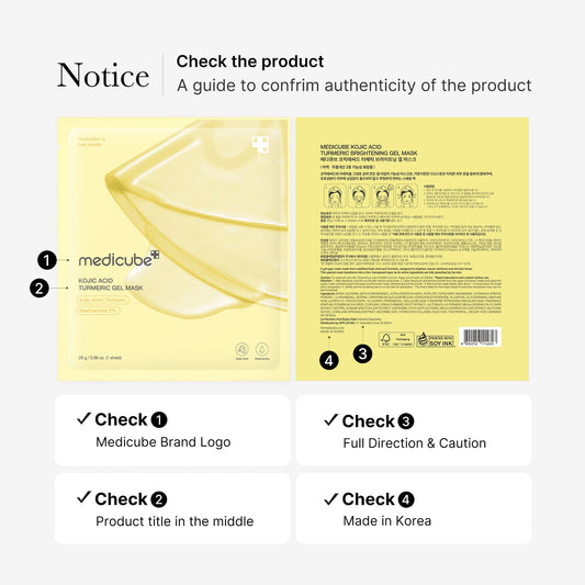 Kojic Acid Turmeric Gold Jelly Gel Mask Pack of 2