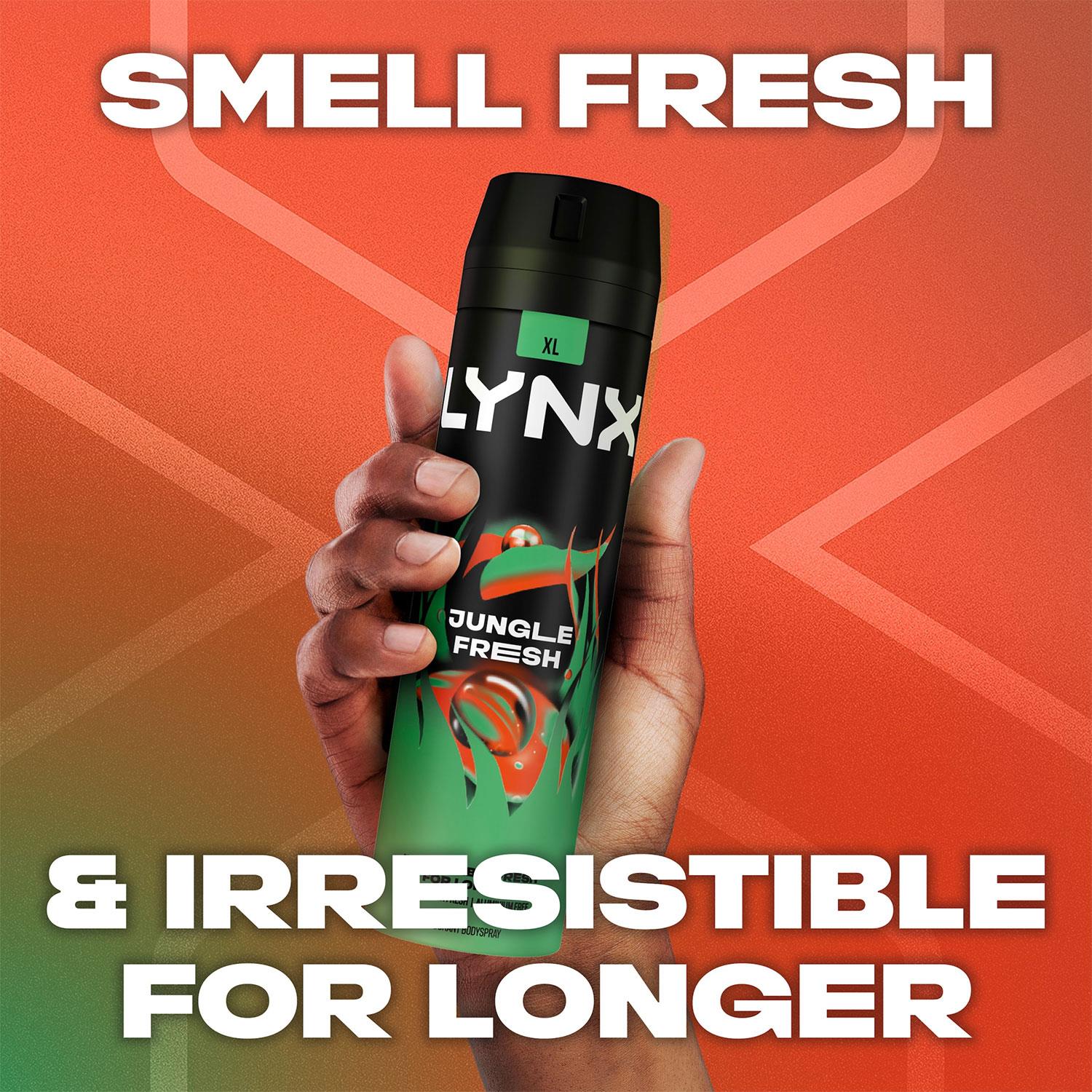 Lynx XL 48-Hour High Definition Fragrance Body Spray Deodorant, 6 Pack, 200ml