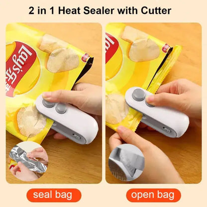 USB Rechargeable Mini Bag Sealer for Food Storage Zenifie