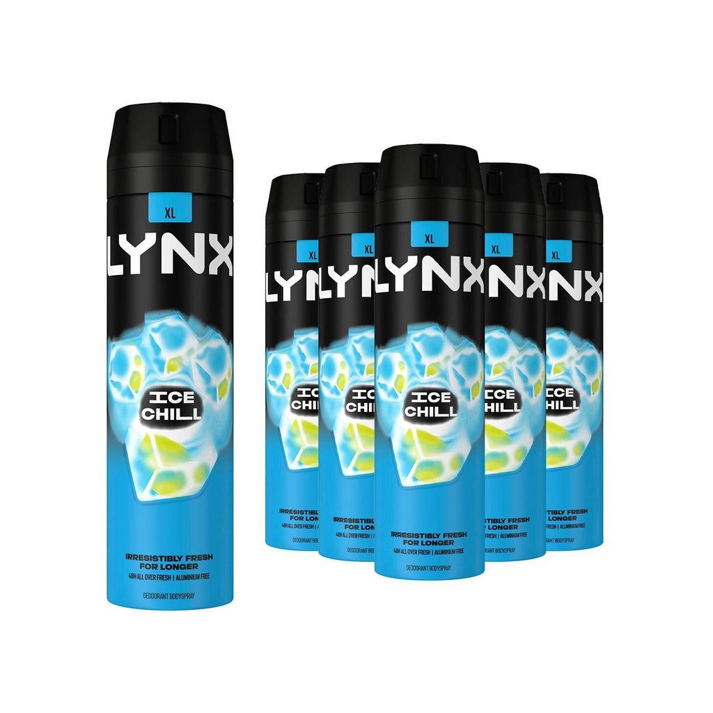 Lynx XL 48-Hour High Definition Fragrance Body Spray Deodorant, 6 Pack, 200ml