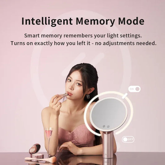 Yoole Rechargeable LED Vanity Mirror – High CRI 90+ Makeup Mirror with 3 Light Modes