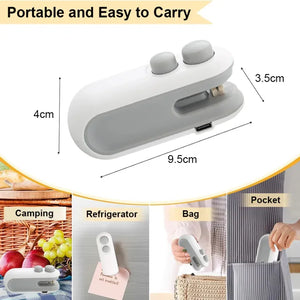 USB Rechargeable Mini Bag Sealer for Food Storage