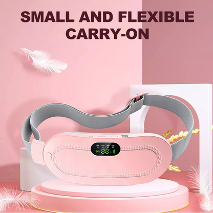 Menstrual Pain Relief Heating & Massage Belt – Fast Heat Therapy for Cramps, Back & Abdominal Comfort Zenifie