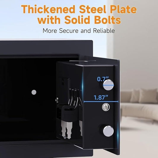 Digital Safe Locker |  Mini Lock Box for Home, Office, Hotel
