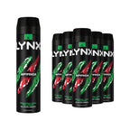 Lynx XL 48-Hour High Definition Fragrance Body Spray Deodorant, 6 Pack, 200ml
