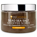 PraNaturals Dead Sea Salt Body Scrub 500g w/ Natural Oils & Minerals No parabens