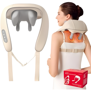 Shiatsu Neck & Back Massager with Heat – Deep Tissue Pain Relief