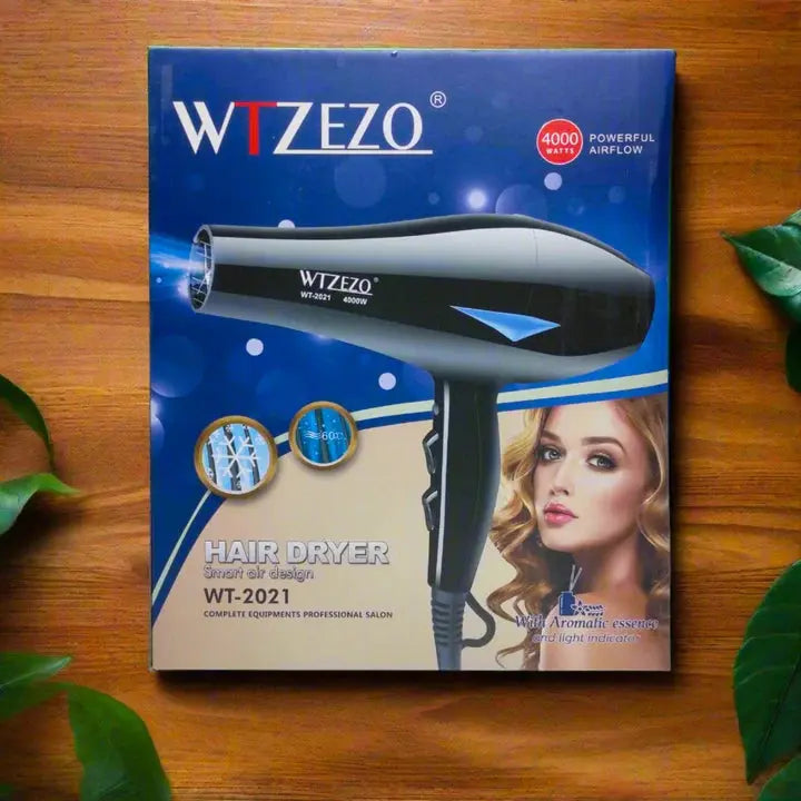 WTZEZO Professional Hair Dryer – High-Power 4000W Ionic Hair Blower for Fast Drying Zenifie