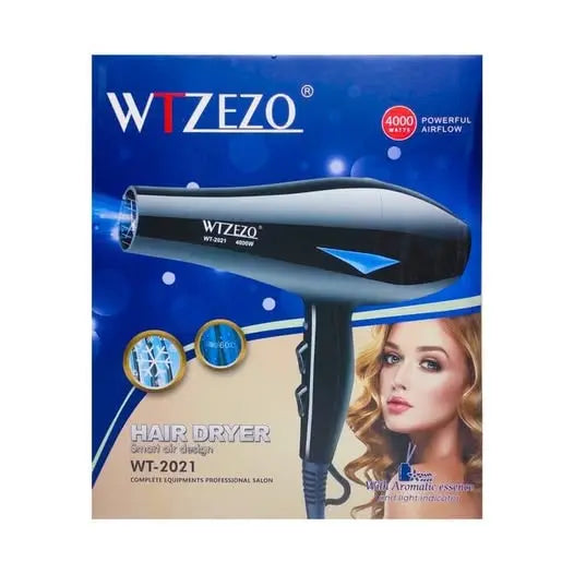 WTZEZO Professional Hair Dryer – High-Power 4000W Ionic Hair Blower for Fast Drying