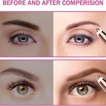 Rechargeable Eyebrow Hair Remover with LED Light &amp; Digital Display Zenifie