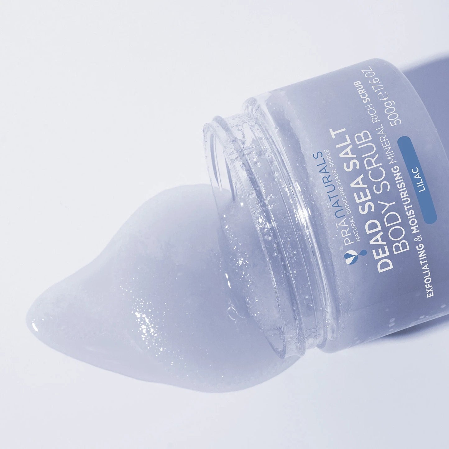 PraNaturals Dead Sea Salt Body Scrub 500g w/ Natural Oils & Minerals No parabens