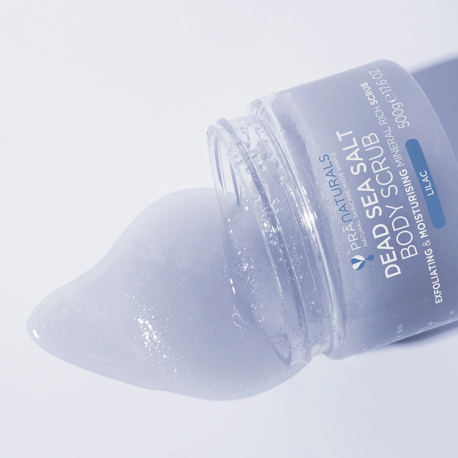 PraNaturals Dead Sea Salt Body Scrub 500g w/ Natural Oils & Minerals No parabens