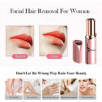 Electric Ladies Painless Face Facial Hair Remover Trimmer Removal Epilator USB