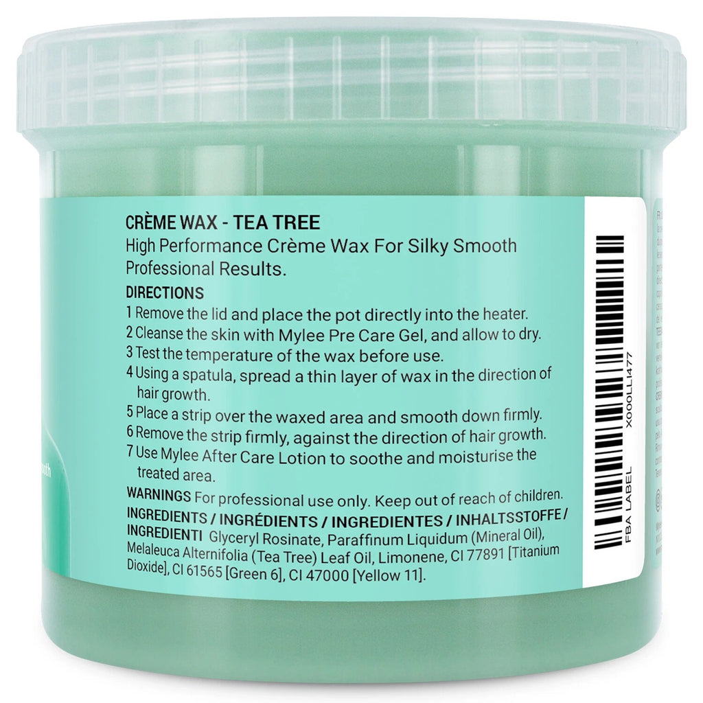 Hair Removal Soft Creme Wax Honey Tea Tree Rose Depilation Waxing 450g Pot
