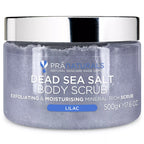 PraNaturals Dead Sea Salt Body Scrub 500g w/ Natural Oils & Minerals No parabens