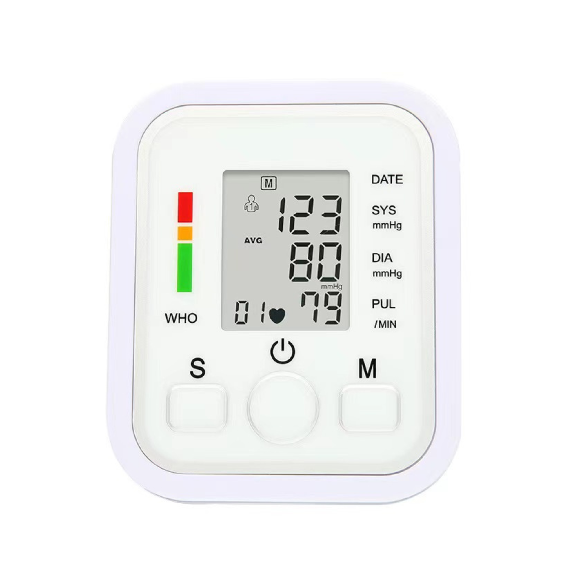Digital Blood Pressure Monitor – Fully Automatic Upper Arm BP Machine with Heart Rate Monitor & Voice Function, Portable Design Zenifie