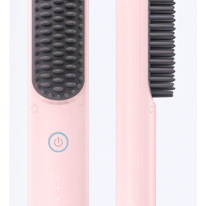 Wireless Rechargeable Hair Straightener Comb – 3200mAh Cordless Styling Brush