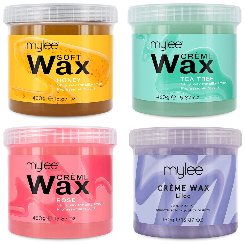 Hair Removal Soft Creme Wax Honey Tea Tree Rose Depilation Waxing 450g Pot