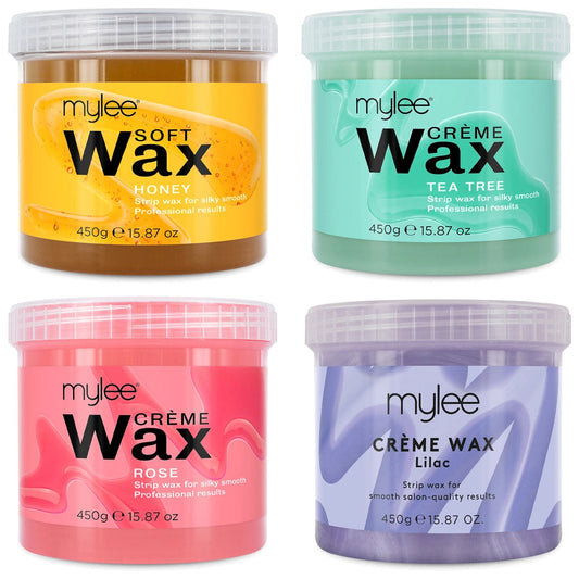 Hair Removal Soft Creme Wax Honey Tea Tree Rose Depilation Waxing 450g Pot