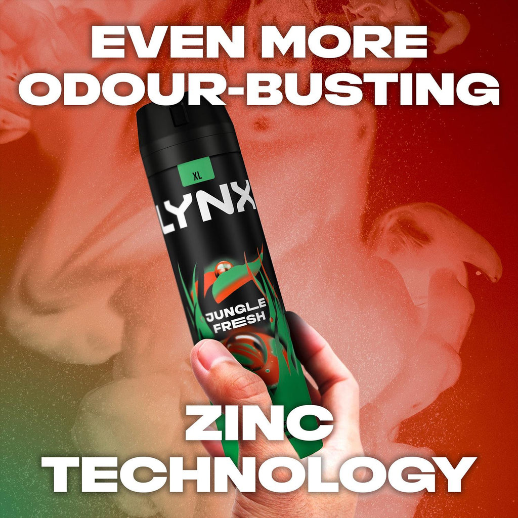 Lynx XL 48-Hour High Definition Fragrance Body Spray Deodorant, 6 Pack, 200ml