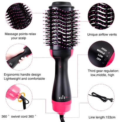 One Step Hot Air Brush (Dryer + Styler) Zenifie