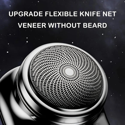 Portable Waterproof Pocket Razor for Men with 90 Day Battery Life | Rechargeable Electric Shaver with 15 Blade Turbine Tech Zenifie