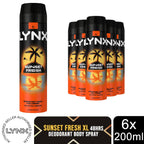 Lynx XL 48-Hour High Definition Fragrance Body Spray Deodorant, 6 Pack, 200ml