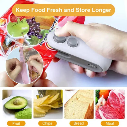 USB Rechargeable Mini Bag Sealer for Food Storage Zenifie