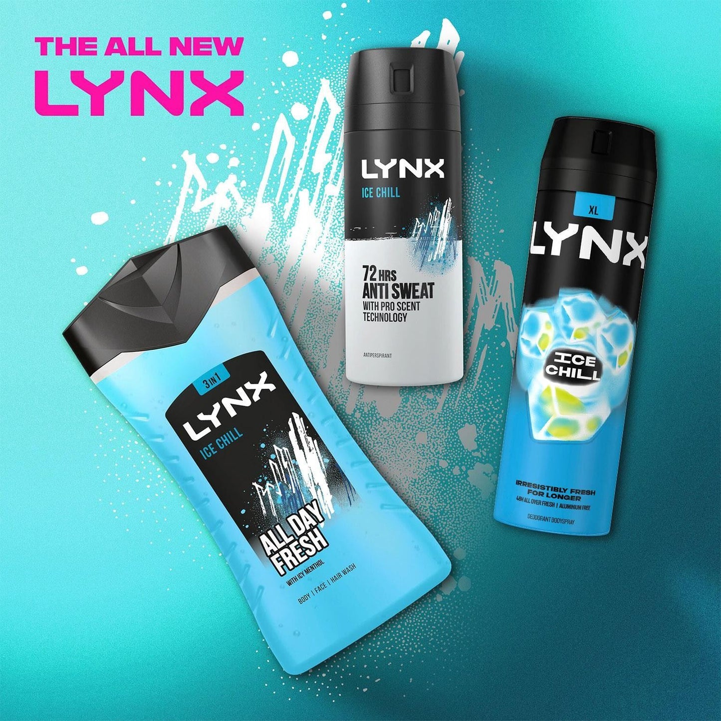 Lynx XL 48-Hour High Definition Fragrance Body Spray Deodorant, 6 Pack, 200ml