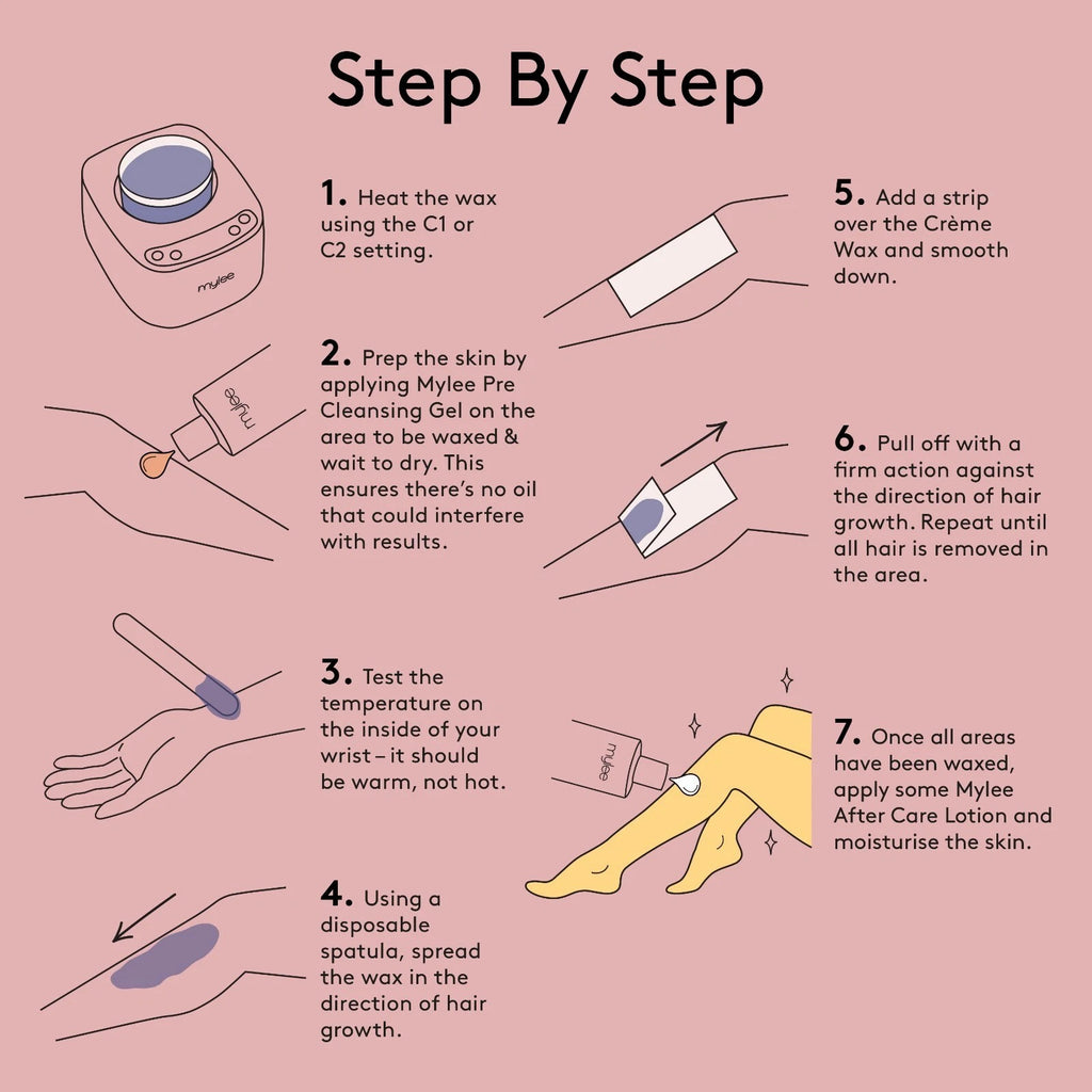 Hair Removal Soft Creme Wax Honey Tea Tree Rose Depilation Waxing 450g Pot