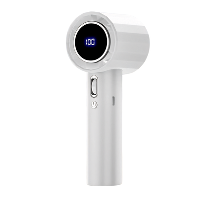 USB Rechargeable Handheld Fan with Digital Display and Adjustable Speed Zenifie