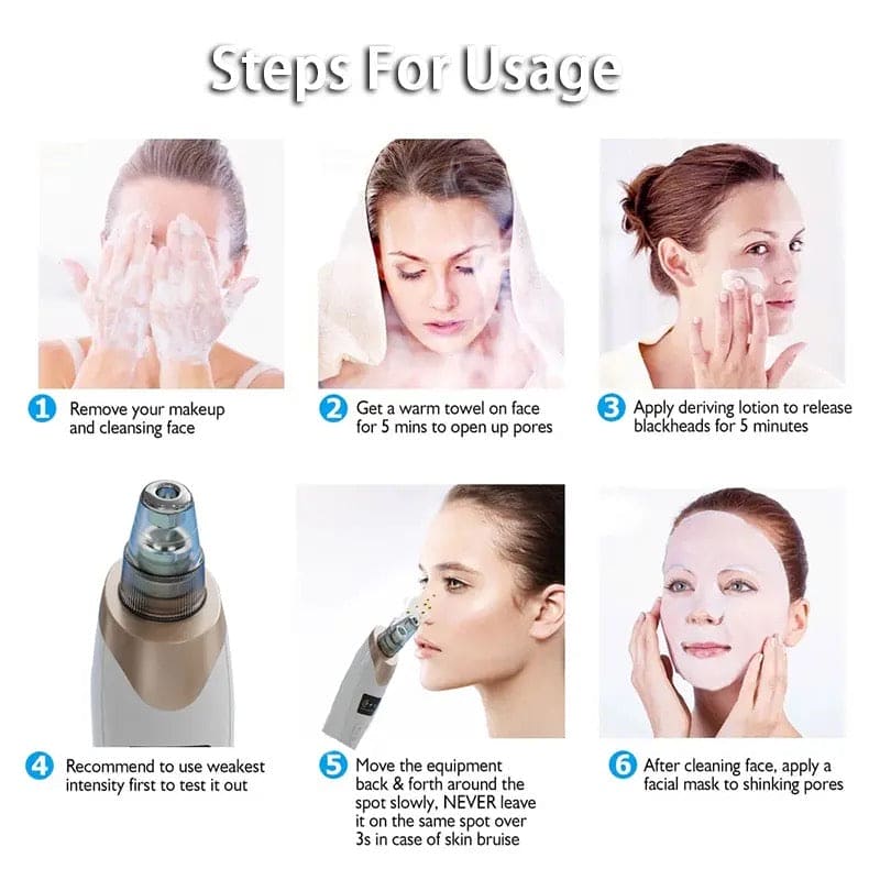 Multifunctional Cleaning Instrument Dermabrasion Blackhead Removal - Acne Treatement Zenifie