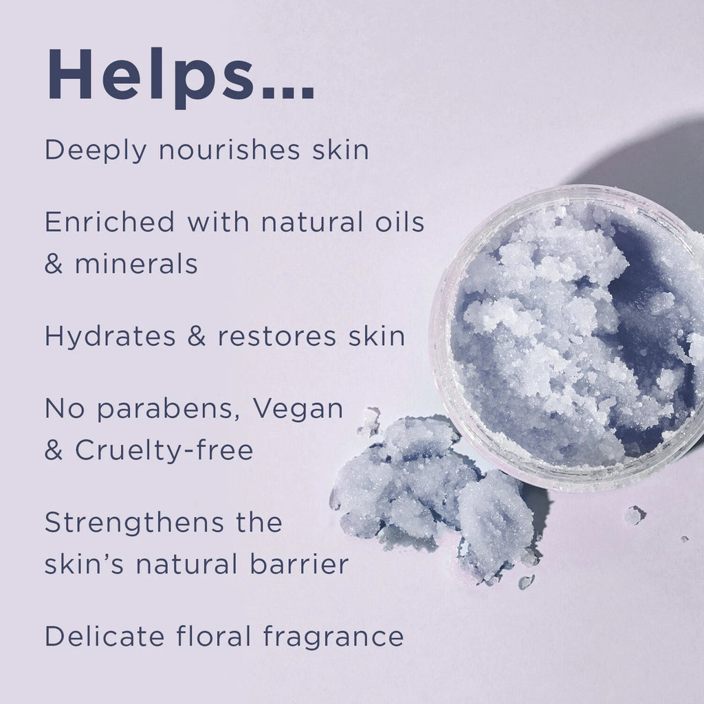 PraNaturals Dead Sea Salt Body Scrub 500g w/ Natural Oils & Minerals No parabens