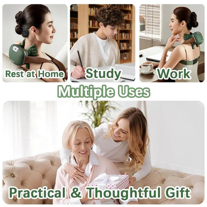 Cordless Shiatsu Neck & Shoulder Massager Zenifie