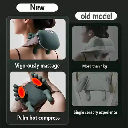 Cordless Shiatsu Neck & Shoulder Massager Zenifie