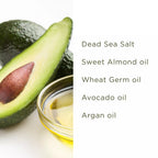 PraNaturals Dead Sea Salt Body Scrub 500g w/ Natural Oils & Minerals No parabens