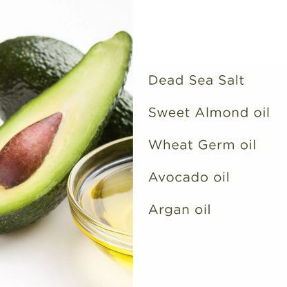 PraNaturals Dead Sea Salt Body Scrub 500g w/ Natural Oils & Minerals No parabens